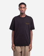 T-shirt ample Étrille noir carbone