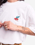T-shirt ample Farm écru