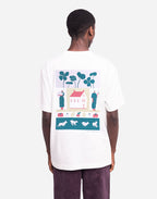 T-shirt ample Farm écru