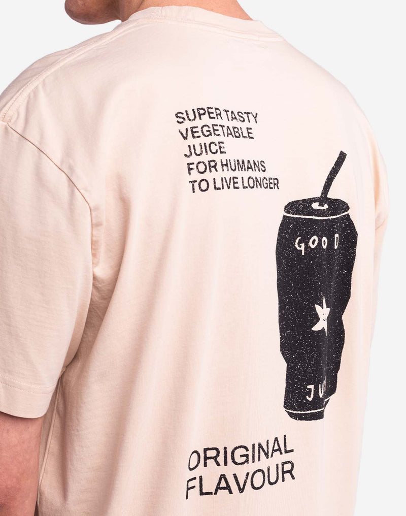 T-shirt ample Flavour crème