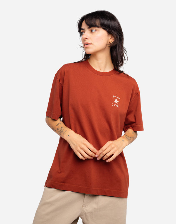 T-shirt ample Flavour rouille