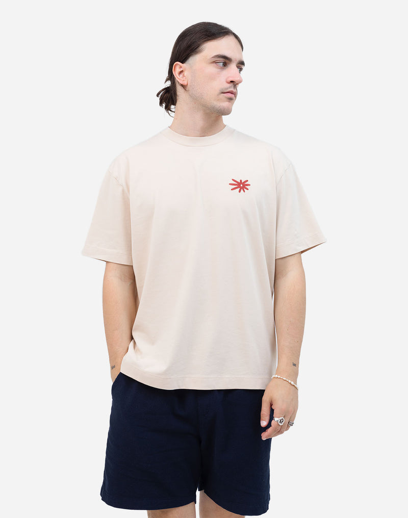 Tshirt ample Flower crème
