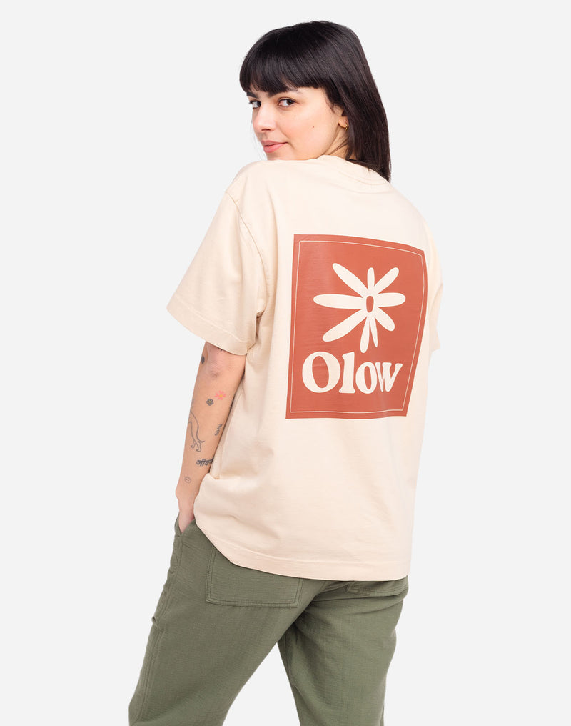 Tshirt ample Flower crème