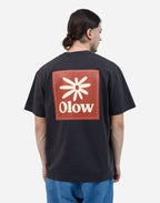 Tshirt ample Flower noir carbone
