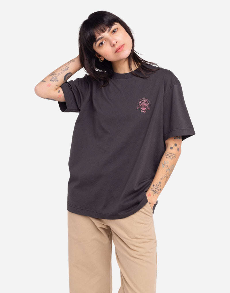 Tshirt ample Gaya noir carbone