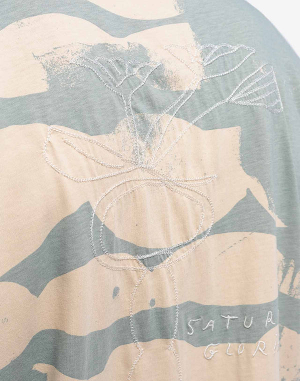 T-shirt ample Gloria bicolore