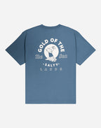 T-shirt ample Gold bleu acier