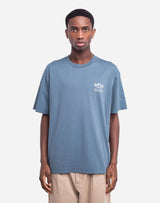 T-shirt ample Gold bleu acier