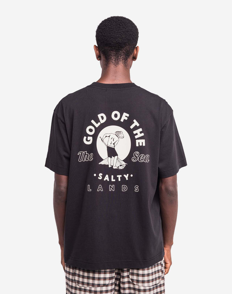 T-shirt ample Gold noir carbone