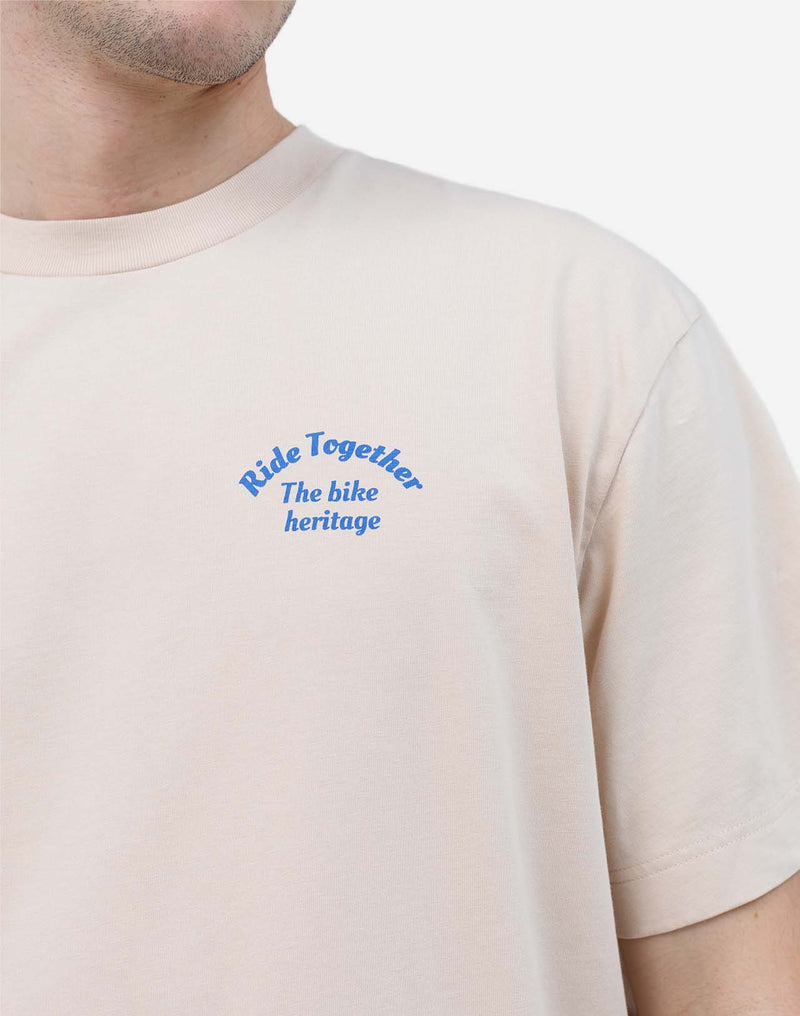 Tshirt ample Héritage crème
