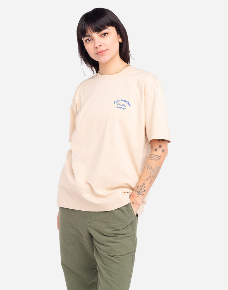 Tshirt ample Héritage crème