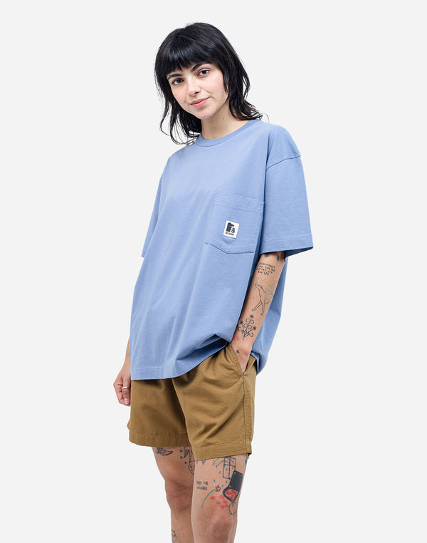 Tshirt ample Japo bleu azur SS26