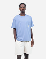 Azure blue loosefitting Japo tshirt SS26