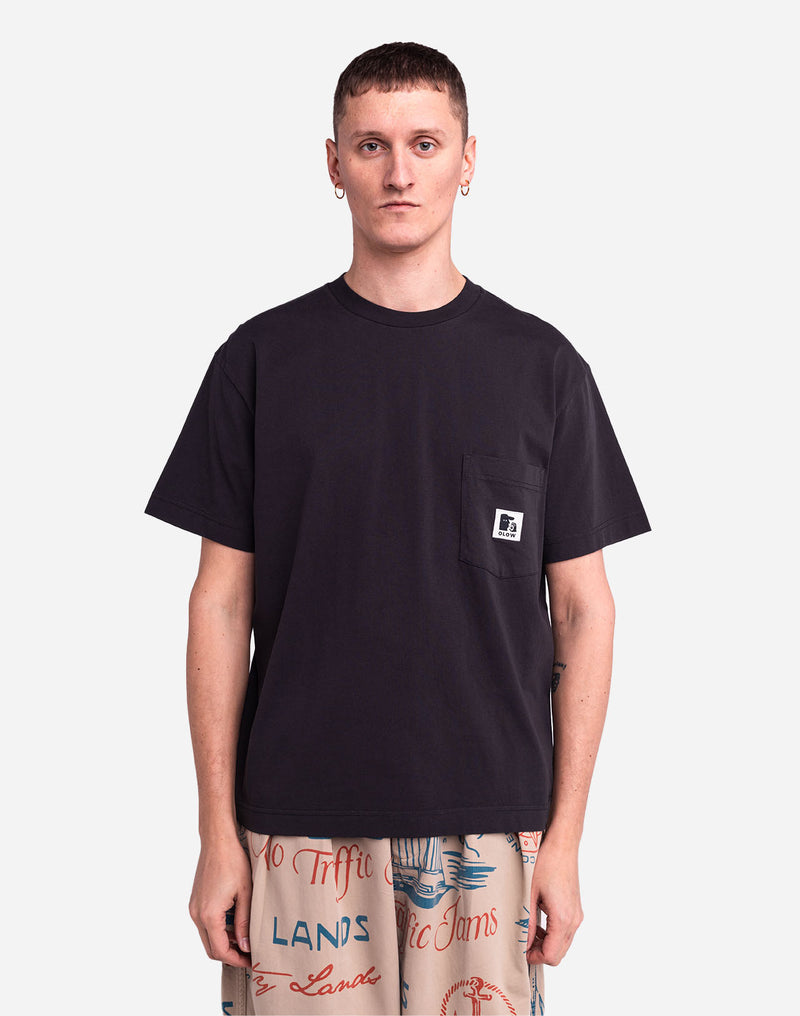 T-shirt ample Japo noir carbone