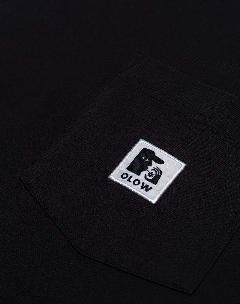 T-shirt ample Japo noir carbone