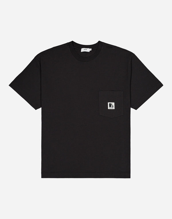 T-shirt ample Japo noir carbone