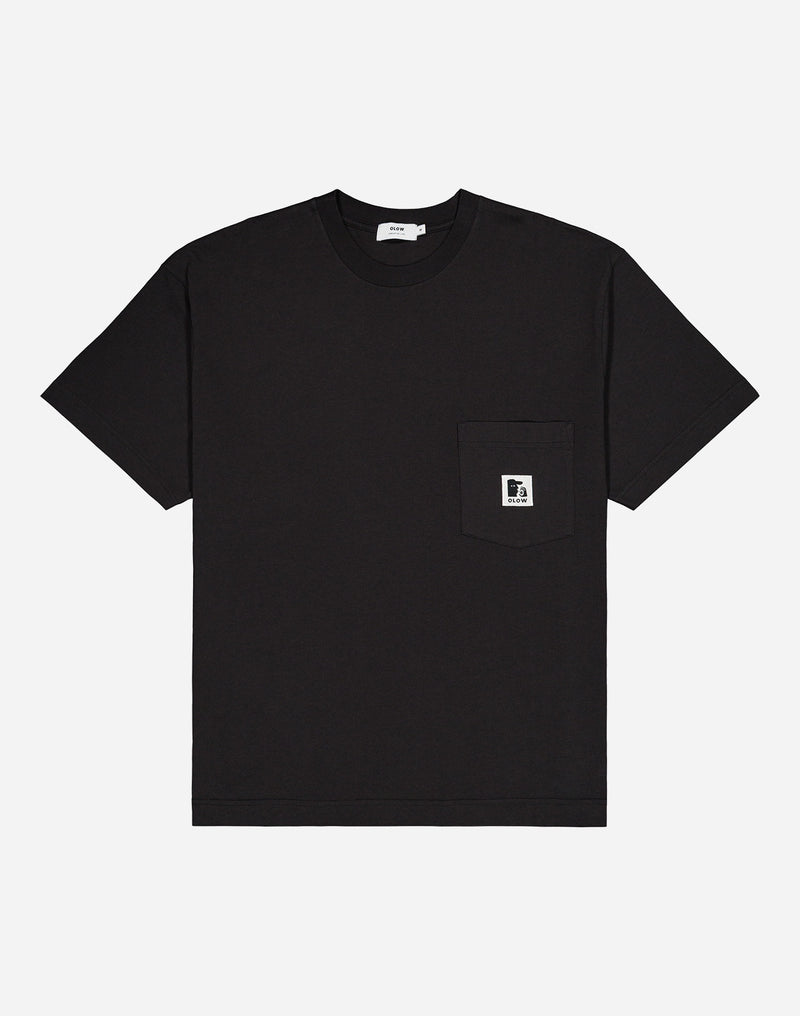 T-shirt ample Japo noir carbone