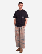 T-shirt ample Japo noir carbone