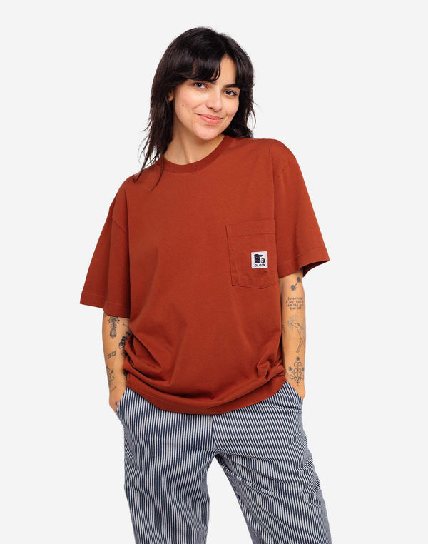 T-shirt ample Japo rouille