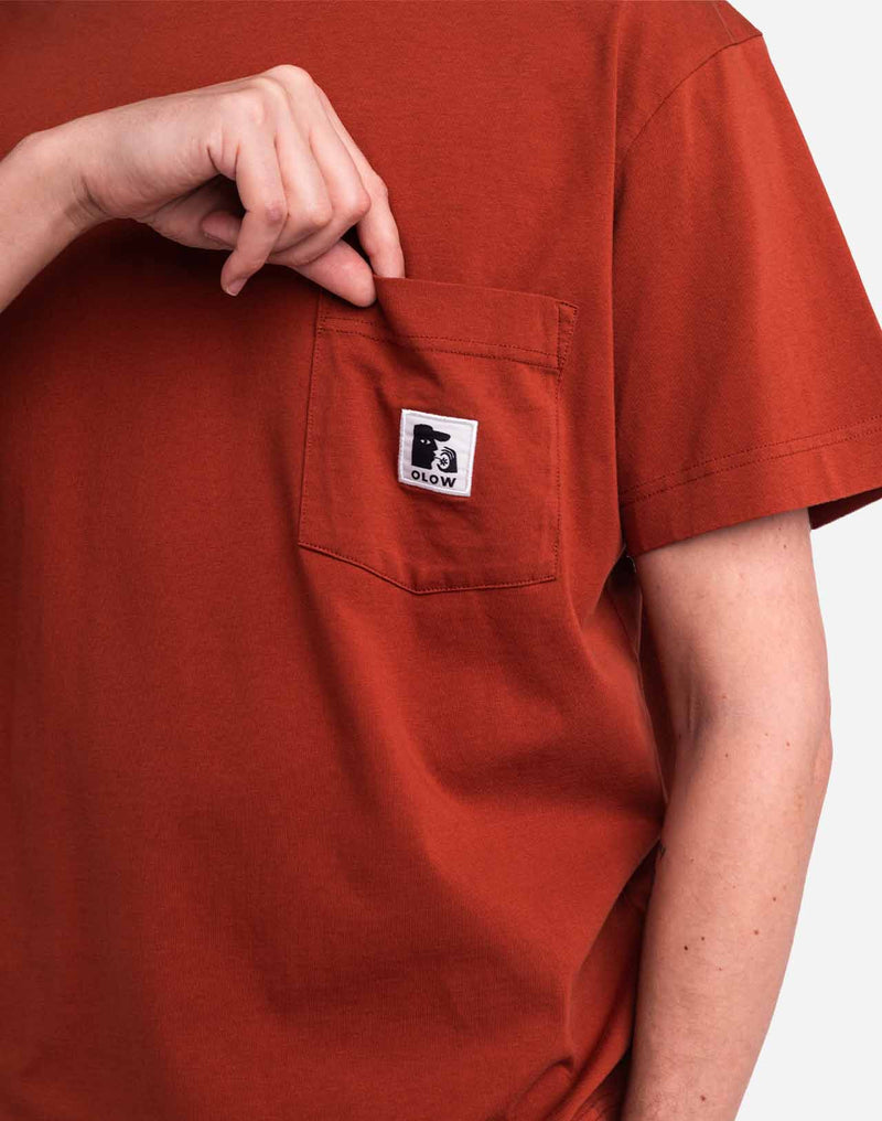 T-shirt ample Japo rouille