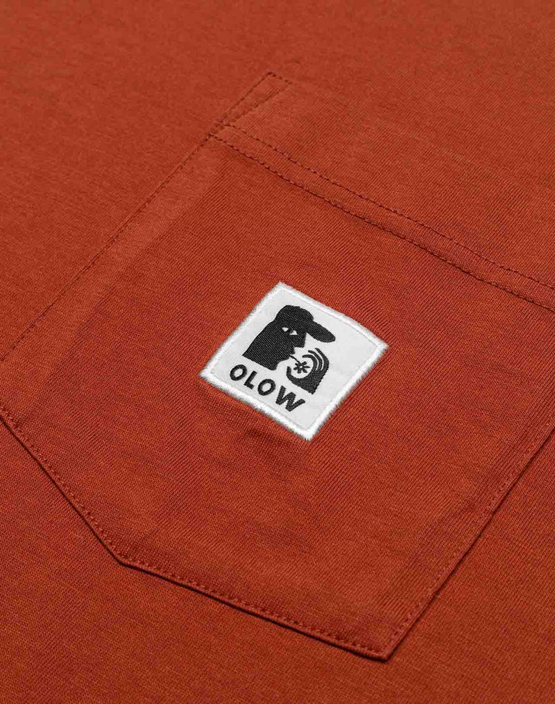 T-shirt ample Japo rouille