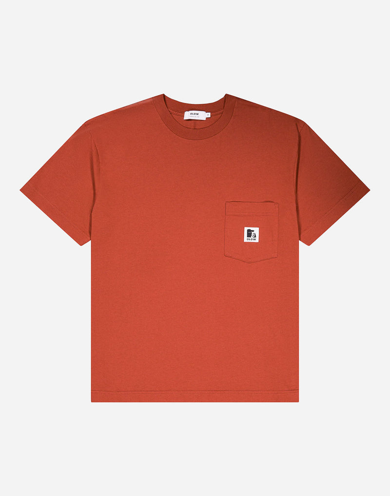 T-shirt ample Japo rouille