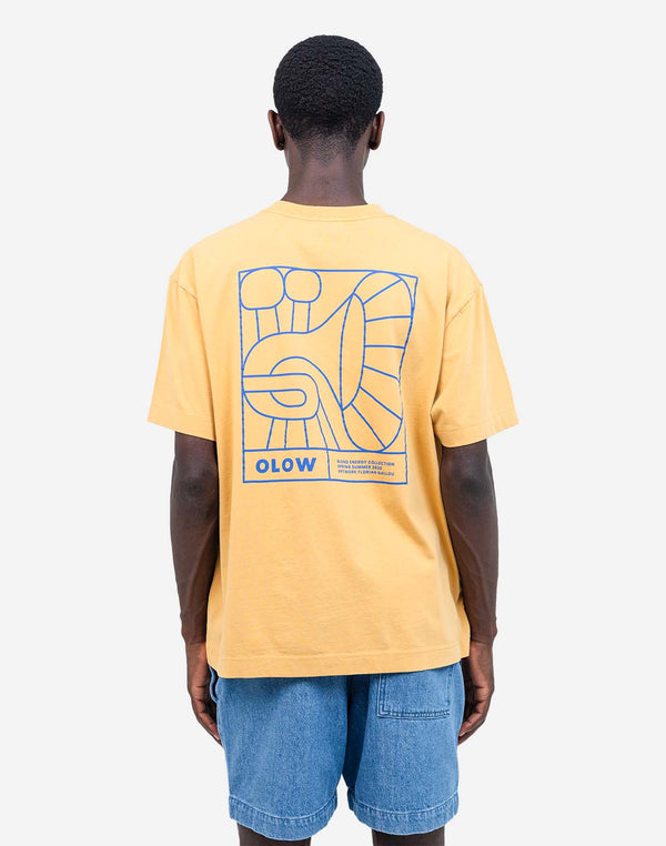Tshirt ample Jazzy ocre