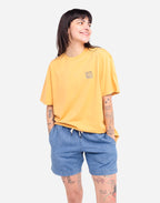Tshirt ample Jazzy ocre