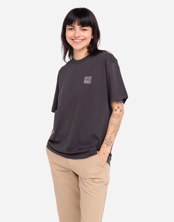 Tshirt ample Jazzy noir carbone