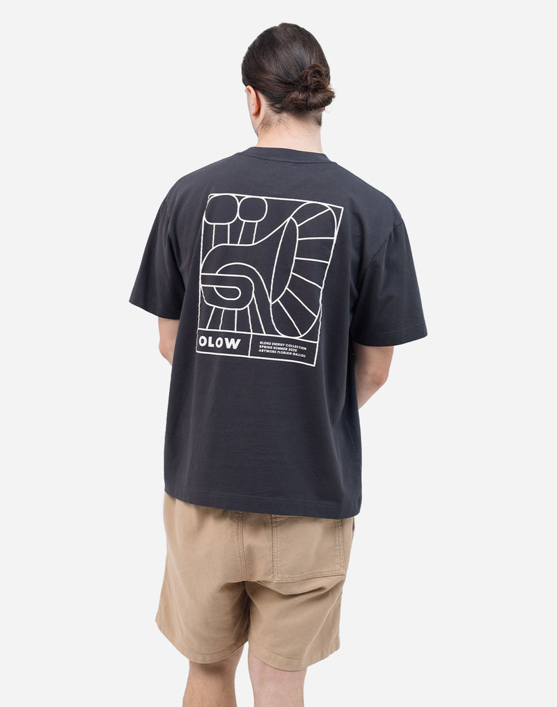 Tshirt ample Jazzy noir carbone