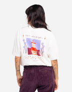 T-shirt ample Light House écru