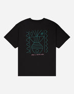 T-shirt ample Méridional noir carbone