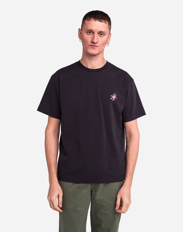 T-shirt ample Méridional noir carbone