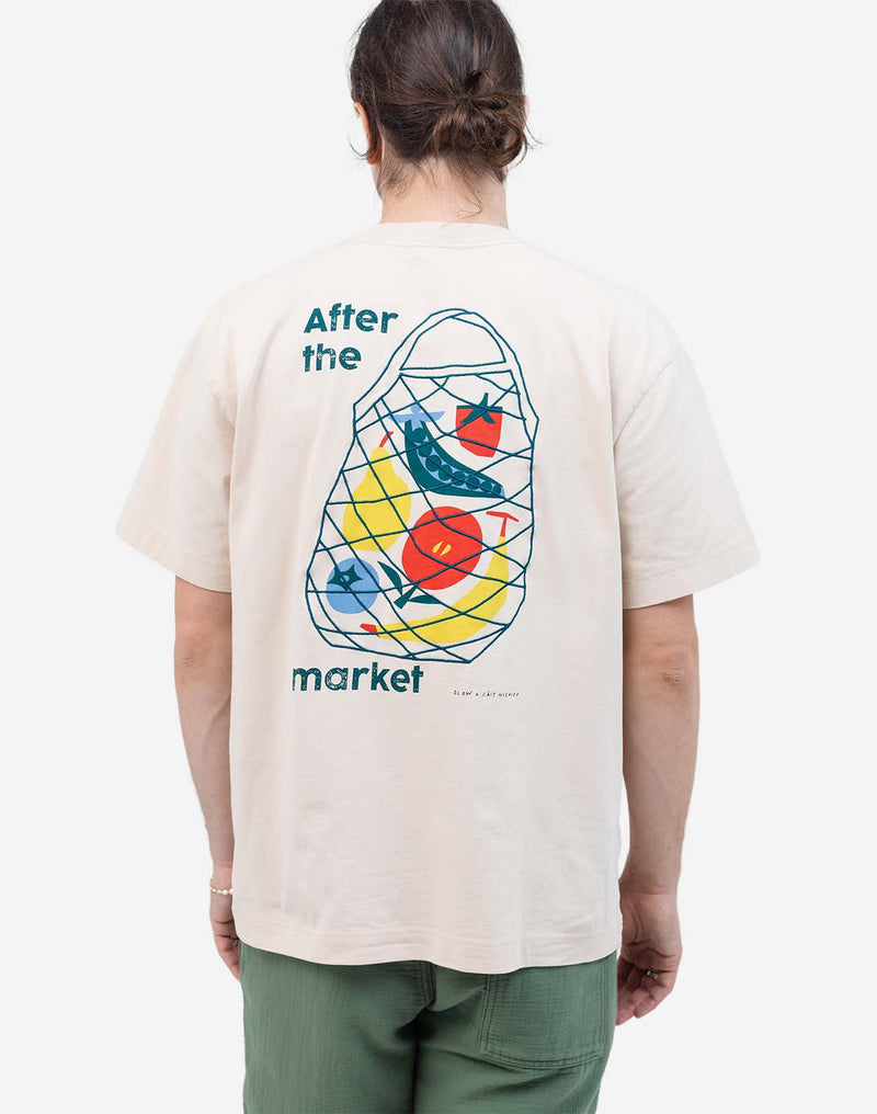 Tshirt ample Meshbag crème