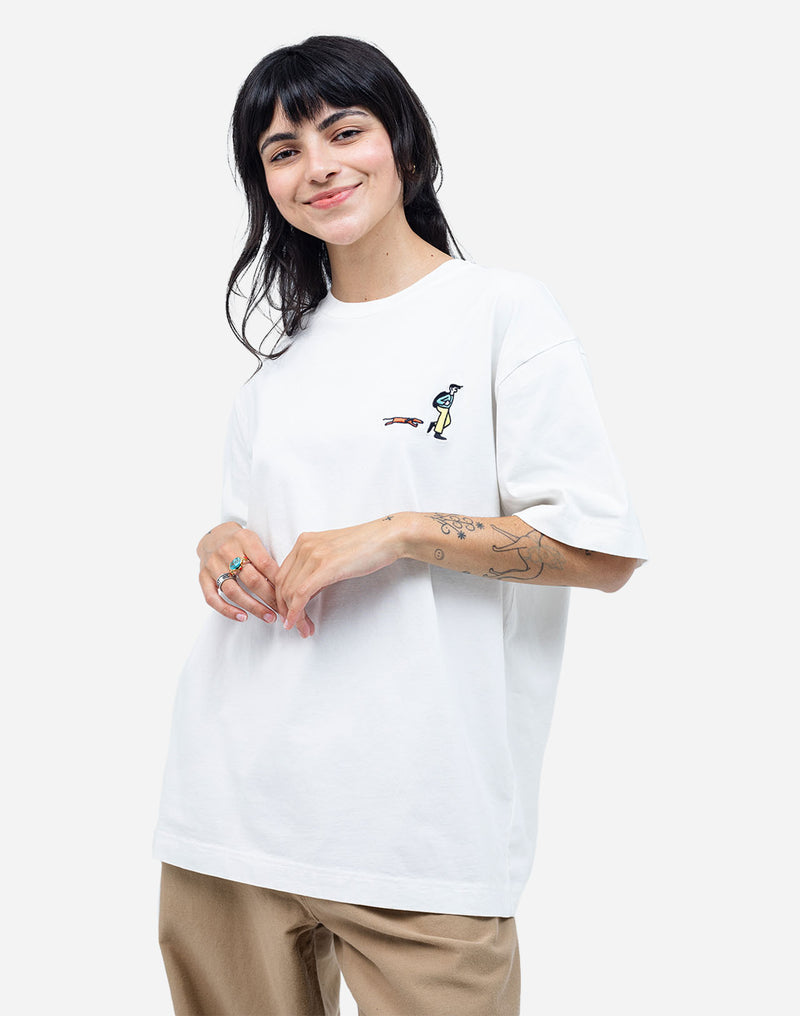 Tshirt ample Neighbourhood écru
