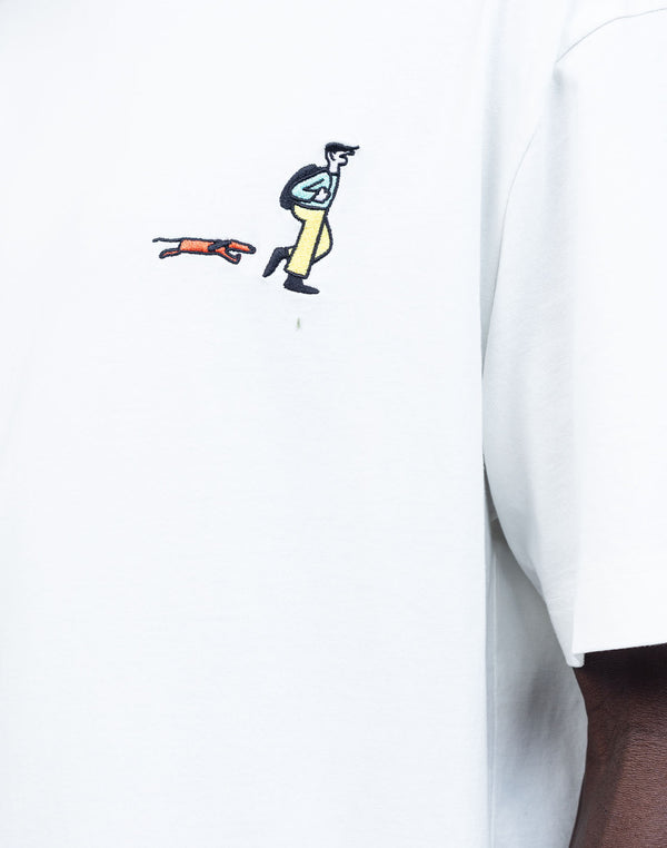 Tshirt ample Neighbourhood écru