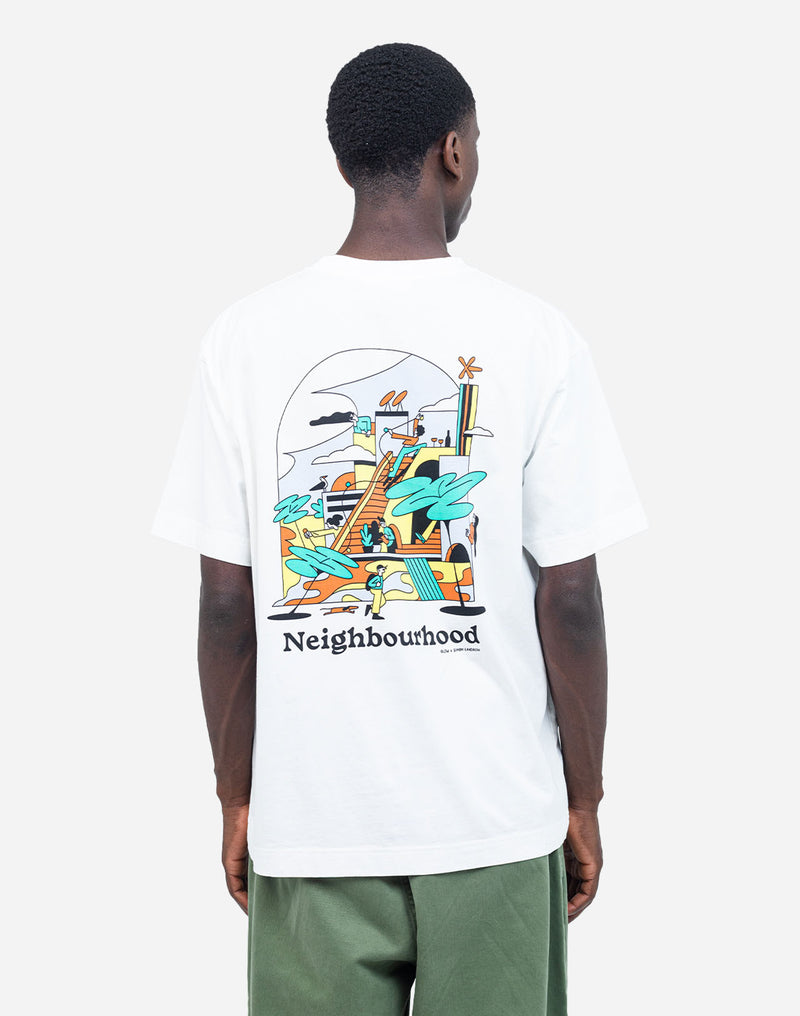 Tshirt ample Neighbourhood écru
