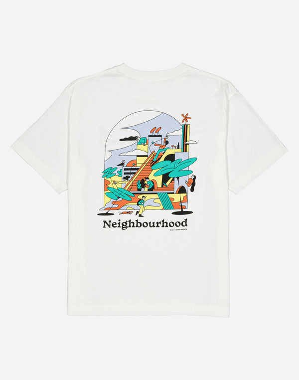 Tshirt ample Neighbourhood écru
