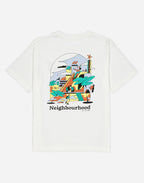 Tshirt ample Neighbourhood écru