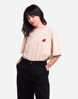 T-shirt ample Oisel crème