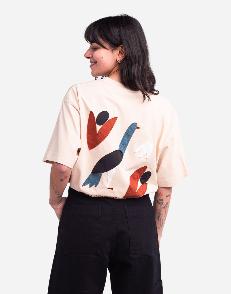 T-shirt ample Oisel crème