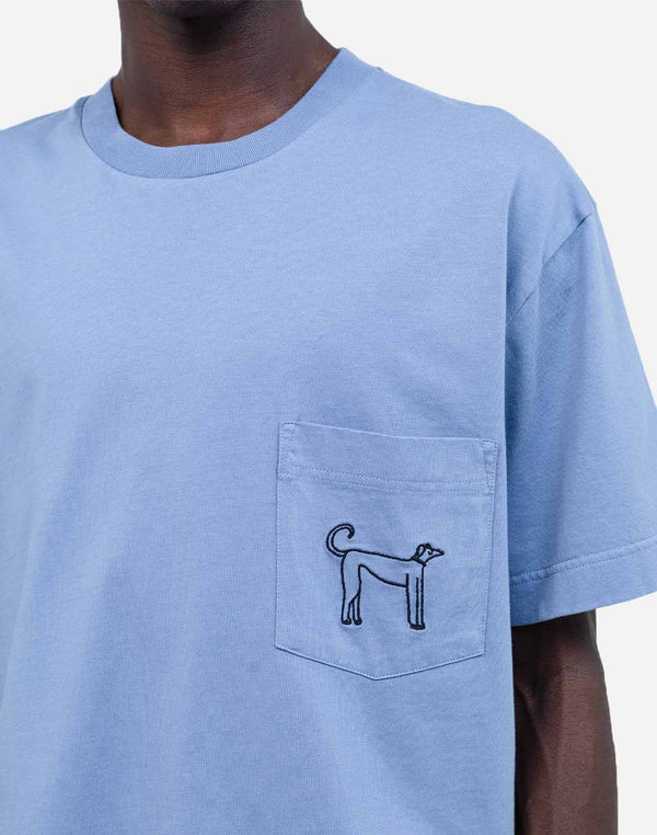 Tshirt ample People bleu azur