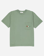Tshirt ample Pictures vert sauge