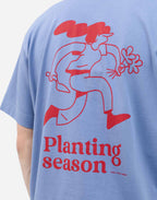 Tshirt ample Planting bleu azur