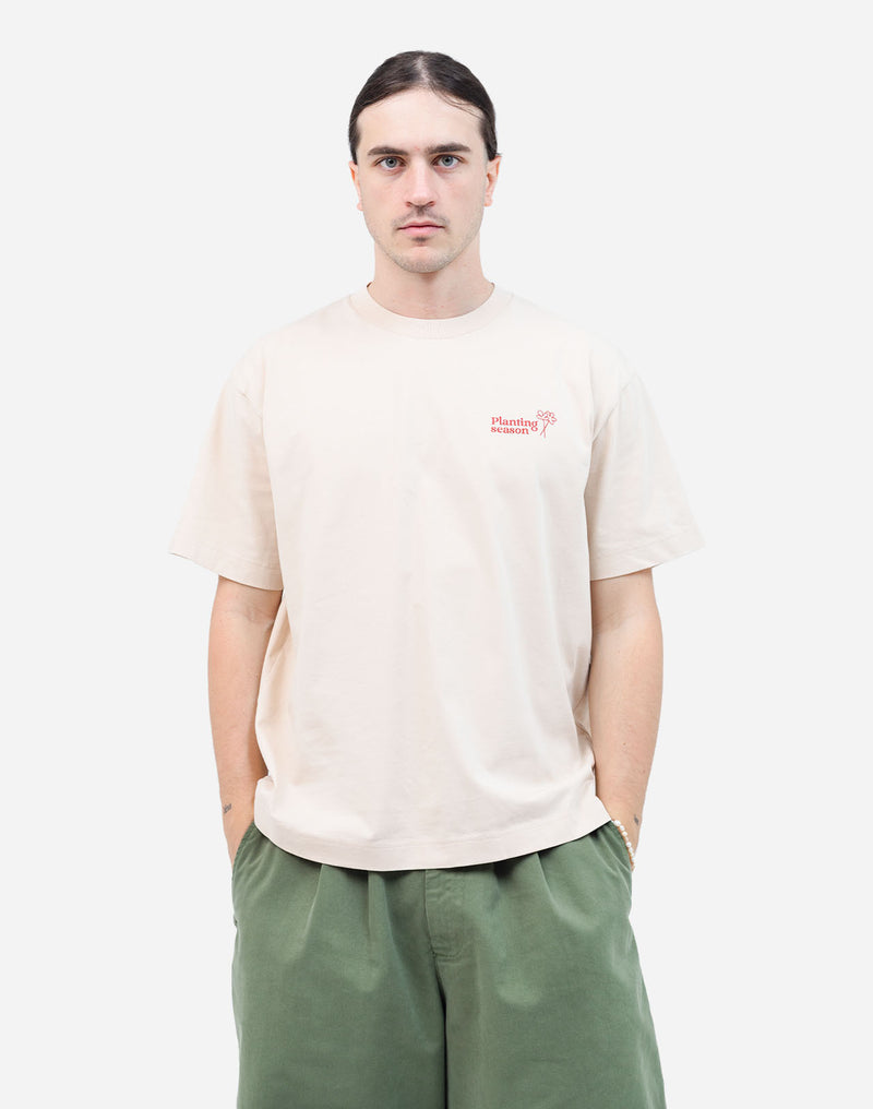 Tshirt ample Planting crème