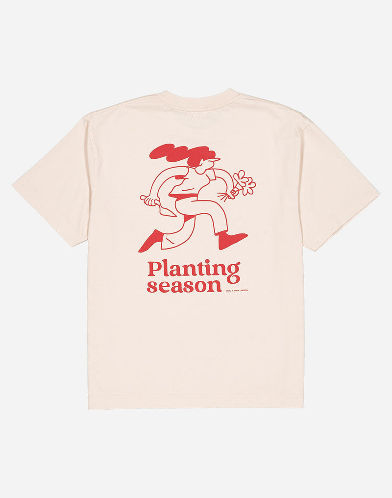 Tshirt ample Planting crème