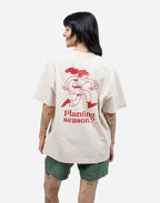 Tshirt ample Planting crème