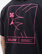 Tshirt ample Pomba noir carbone