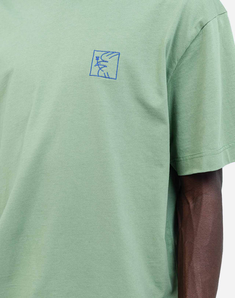 Tshirt ample Pomba vert sauge