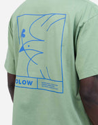 Tshirt ample Pomba vert sauge